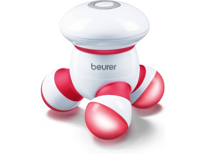 Beurer Mg16 Rojo blanco masajeador con vibratorio mini aparato 16 luz led color
