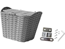 Cesta Delantera Para Bicicleta Harilla Con Tapa, Colgante Resistente Práctica Bicicletas Plegables, Ideal