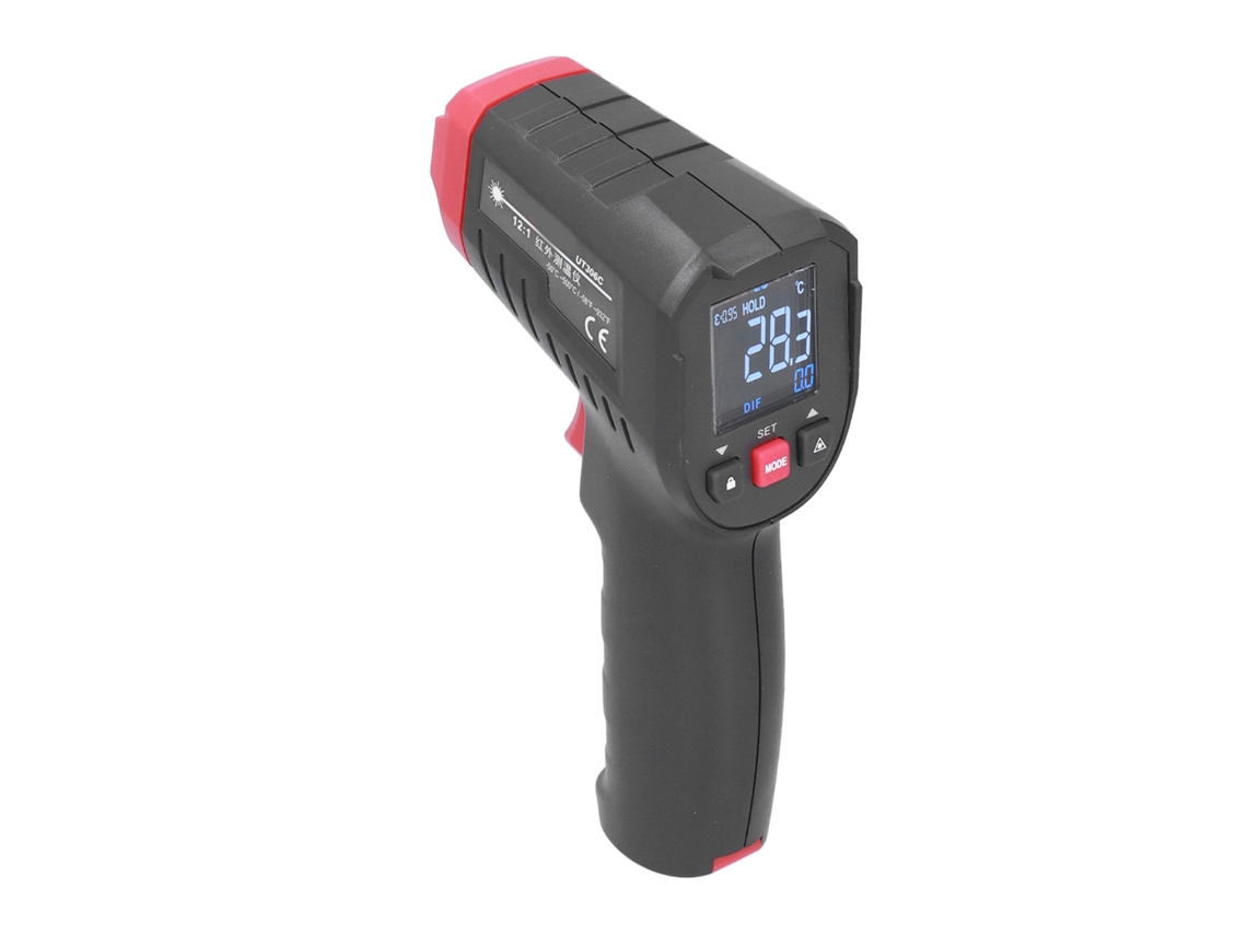 Termómetro Infrarrojo Digital Sin Contacto Ut306c, Pistola Industrial De Alta Precisión