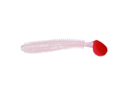 Isca Mole De Atração Cucumbeiro De Cauda Em T (conjunto De 5 Peças, Branco 9cm 4g) Para Água Salgada E Doce.