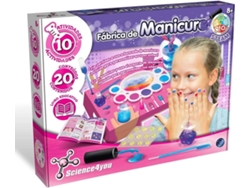 Kit de Ciencia SCIENCE4YOU Fábrica de Manicure (Edad Mínima: 8)