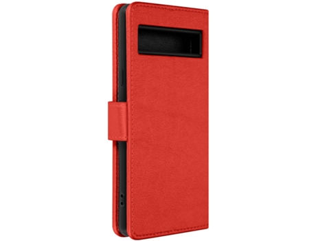 Funda para Google Pixel 7a Tarjetero Soporte Vídeo Rojo AVIZAR