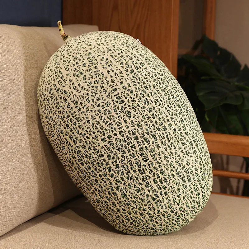(melón Hami 40cm) Almohada Para Adultos, Cojín, Cojín De Asiento, Cojín De Respaldo, Serie De Frutas Artificiales
