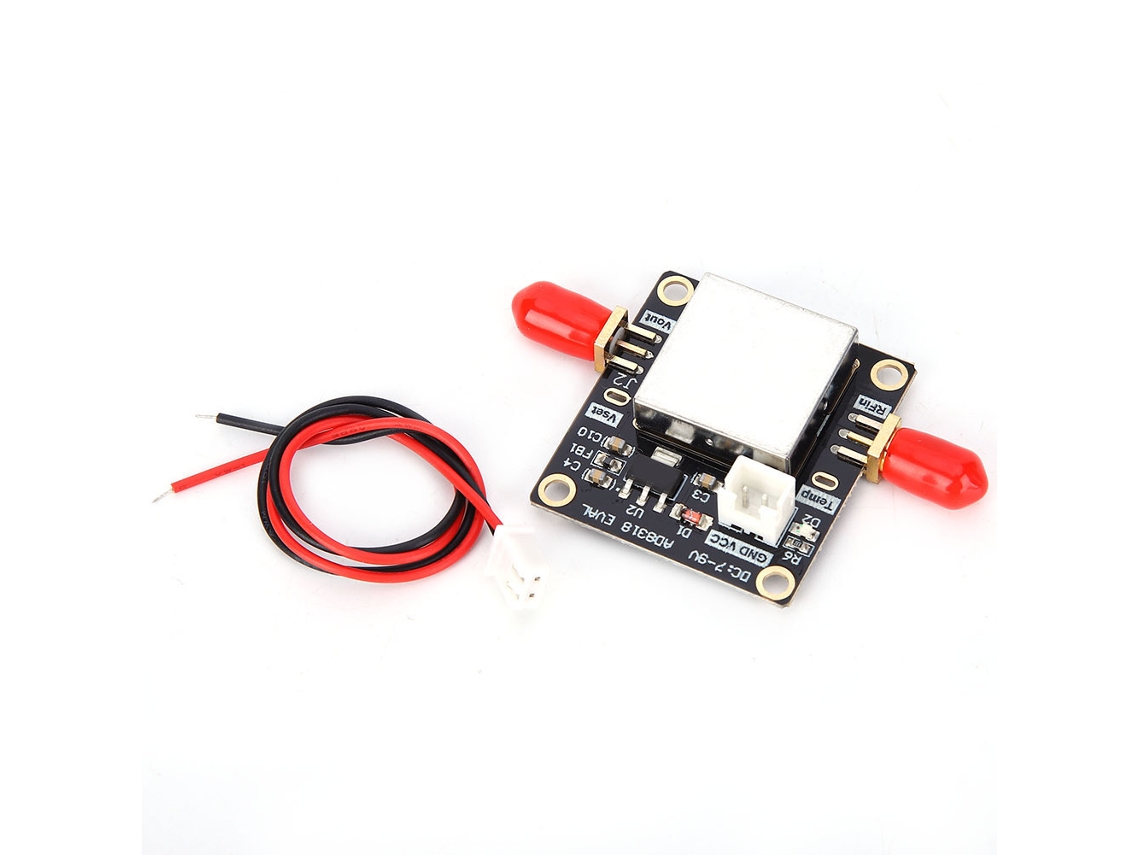 Módulo de señal RF Veloriskku con detector logarítmico, chip AD8318, 1M-8GHz, control AGC dinámico de 70dB.