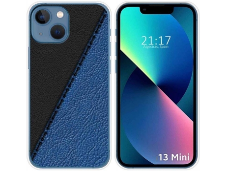 Carcasa iPhone 13 Mini (5.4) TUMUNDOSMARTPHONE Cuero 02 Dibujos Multicolor
