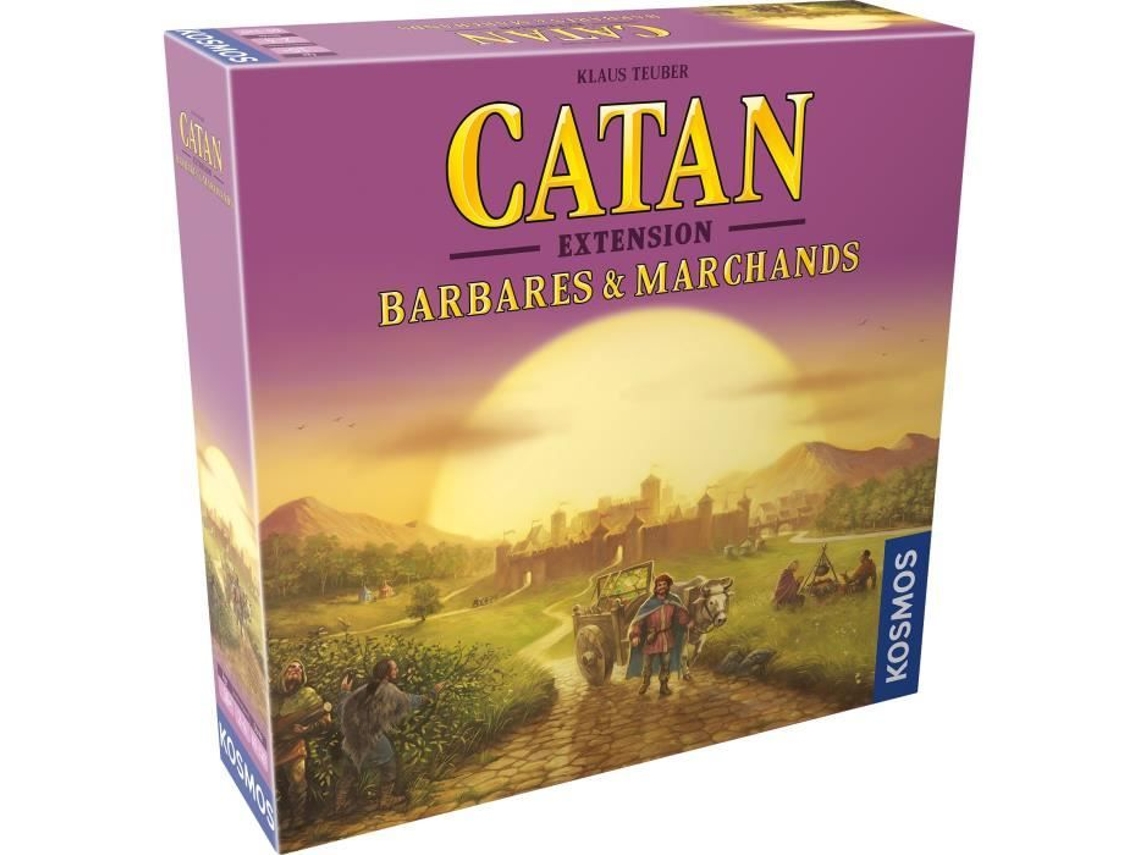 Expansión de Catan: Bárbaros y mercaderes Juego de mesa para mayores de 10 años Asmodee