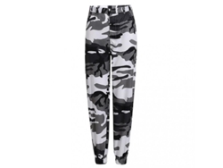 Pantalones Cargo De Camuflaje Para Mujer, Estilo Hip Hop, Holgados, Con Bolsillos, Cintura Elástica, Tiro Medio, Kst