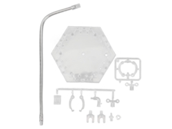 Soporte Para Figuras De Acción De Acero Inoxidable Y Abs, Estable, Para Figuras De 6 Pulgadas, Transparente.