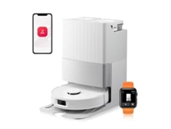 Aspiradora Robot Roborock Qrevo Edge S5a, 180 Min, 18500 Pa, Estación Base Multiusos Con Agua Caliente, Blanco (versión Actualizada De Qrevo Master)