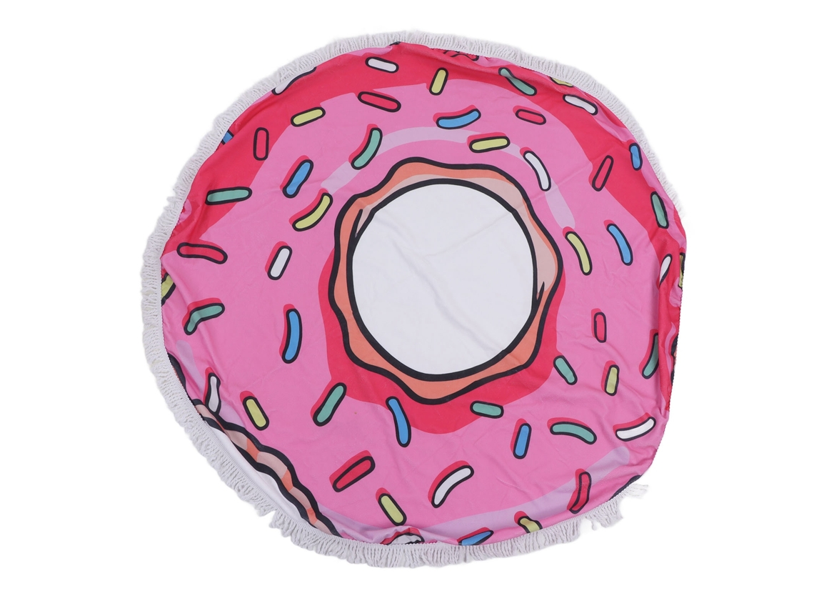 Toalla De Playa Redonda Extragrande, Suave, Gruesa Y De Microfibra Absorbente, Ideal Para La Playa, La Natación Y Los Viajes.