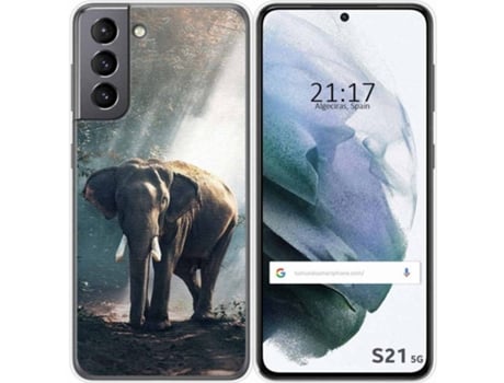Carcasa Samsung Galaxy S21 5G TUMUNDOSMARTPHONE Elefante Multicolor