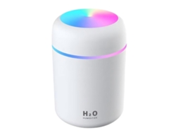 Humidificador de aire USB recargable blanco para casa o coche con función de purificación de aire, ideal para el bienestar y la comodidad - PAPRIKA