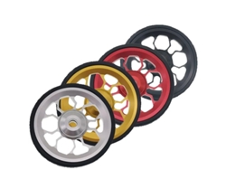 Ruedas Spider Easy de 61 mm para bicicleta Brompton con rodamientos ampliados (vayotoy)