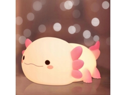 Luz nocturna infantil Aksolotl Axolotl con sensor y LED de sílice de Rosewell