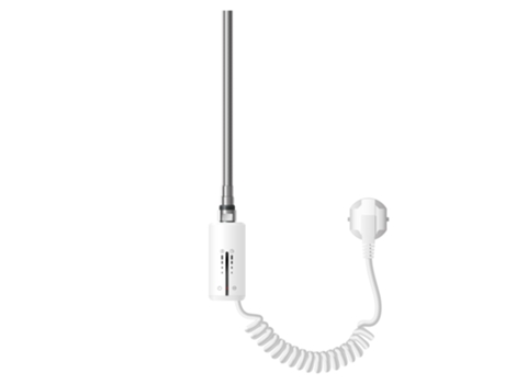 Elemento calefactor para radiador de baño 1200W Blanco con termostato Control de temperatura Temporizador y control táctil LUXEBATH