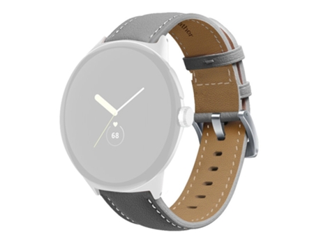 Correa de piel auténtica para Google Pixel Watch - canoso