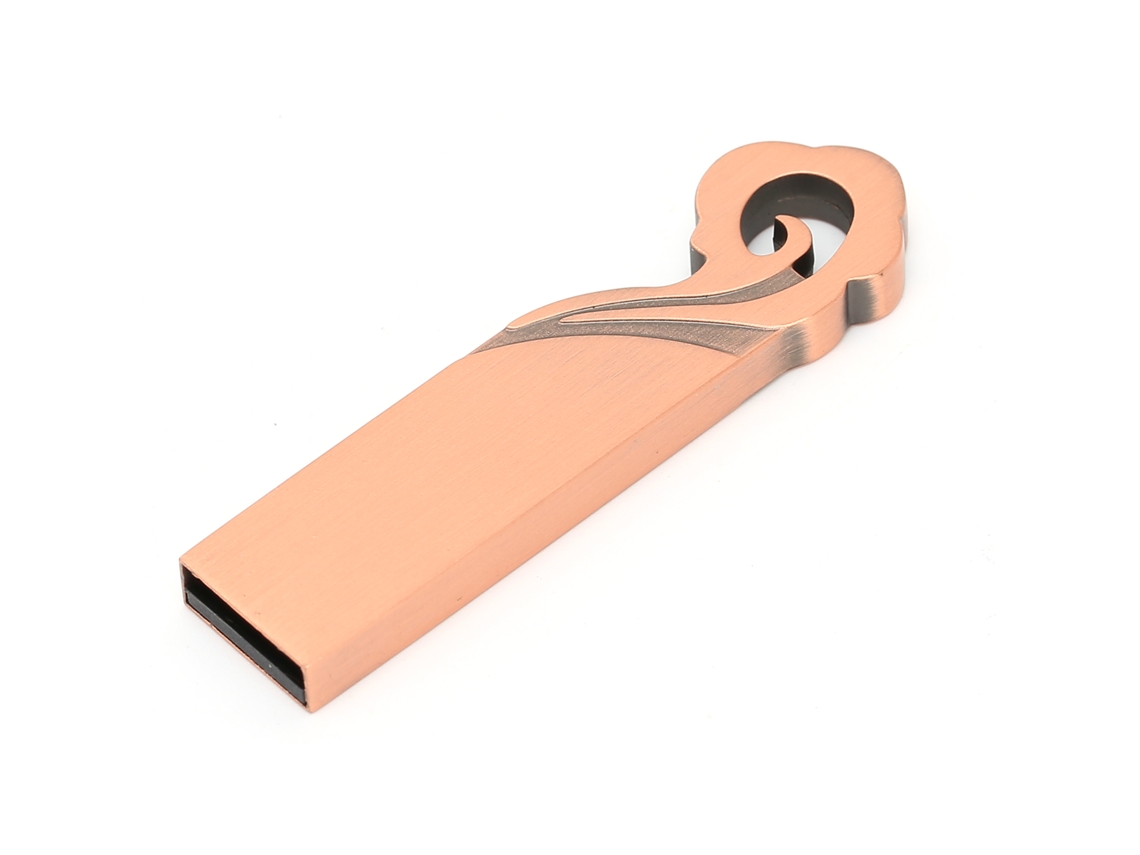 Pendrive Usb 2.0 Metal Impermeable 128gb Almacenamiento Memoria Portátil Para Transmisión Compartir Datos