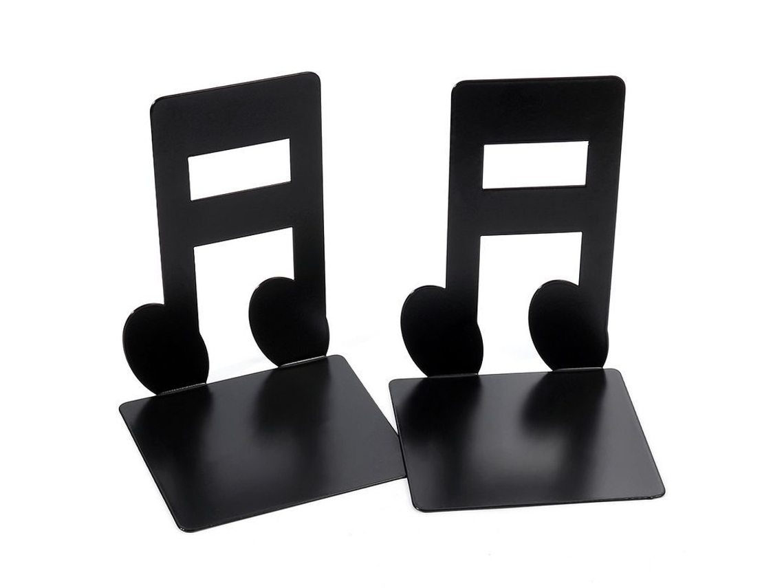 Apoyabibliotecas De Metal Sólido Con Tema Musical Creativo Para Niños Y Amantes De La Música Decoración Hogar U Oficina