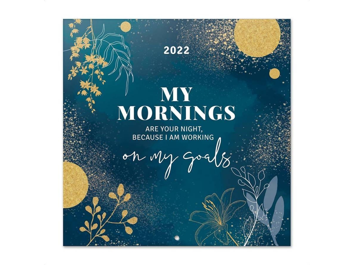 Calendario ERIK EDITORES 2022 30X30 Glitter Gold Dreams