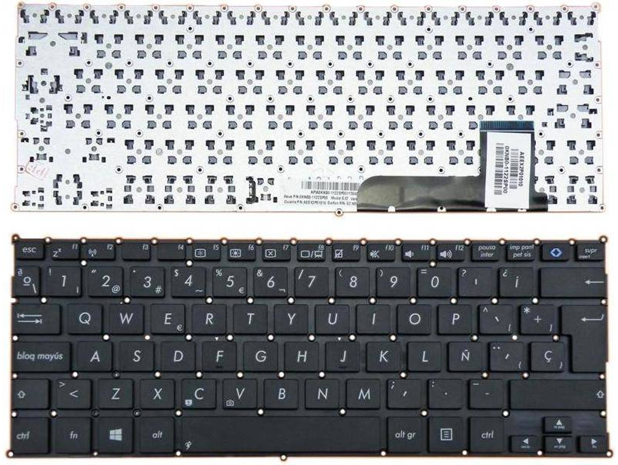 Teclado para Portátil Asus Q200E X201E X202E X200Ca S200E