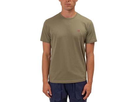 Camiseta de Hombre NAPAPIJRI Verde (XL)