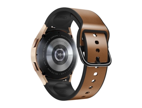 Correa de Silicona liberación rápida ajustable para Samsung Galaxy Watch4 40mm/44mm/Watch4 Classic 42mm/Watch 5 40mm/44mm/Watch 5 Pro 45mm - castañ...