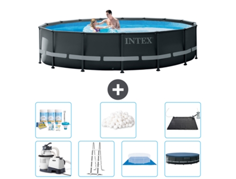 Piscina Tubular INTEX 26326GN-CB44 (19156 L - 488x122cm)