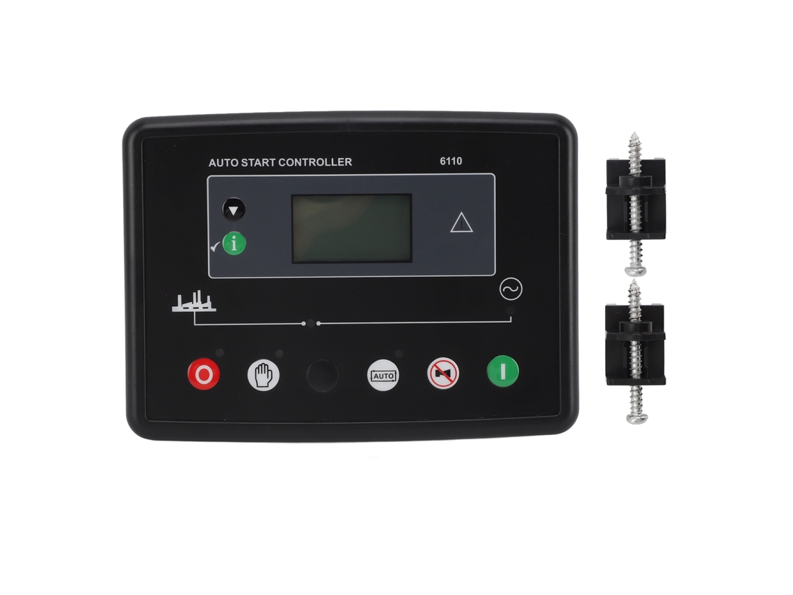 Panel de control del generador diésel MPU DSE6110 Módulo controlador Módulo de arranque automático Panel con pantalla LCD retroiluminada 8 35 V