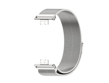 Correa de reloj inteligente para Huawei Watch Fit Mijobs Milan Correa magnética de acero inoxidable (Plata)