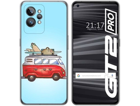 Carcasa para Realme GT 2 Pro 5G TUMUNDOSMARTPHONE Dibujos Furgoneta Multicolor