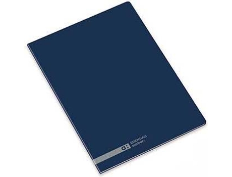 Cuaderno Engrapado AMBAR Azul (A5 - Cuadriculado - 48 Hojas)