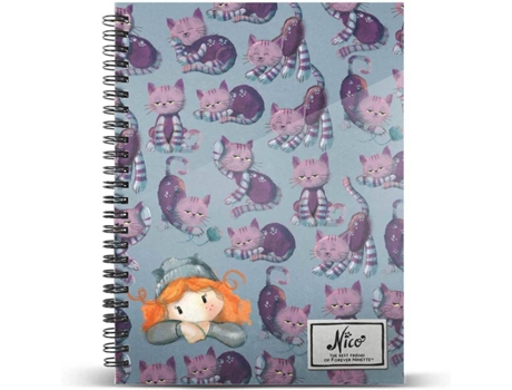 Cuaderno FOREVER NINETTE Nico (A4 - Cuadriculado)
