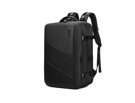 Mochila Mochila De Viaje para Computadora Portátil Mochila Informal Mochila para Libros para Hombres Y Mujeres Bolsa Liviana-Negro