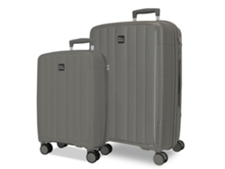 Juego de maletas ROLL ROAD Acadia Antracita (45x65x25cm 73l)