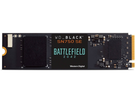Disco SSD Interno WESTERN DIGITAL WD Black SN750 SE (1000 GB - 3600 MB/s)
