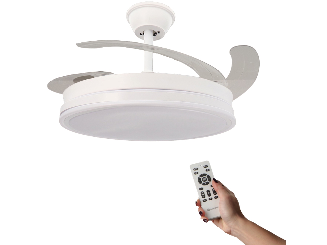 Ventilador Olga Led Tech Blanco Ø107 Cm Mimotec