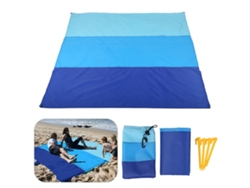 Manta de playa grande, ligera, de tela antidesgarro resistente a la arena, perfecta para viajes, camping, senderismo, picnics, yoga y mucho más.