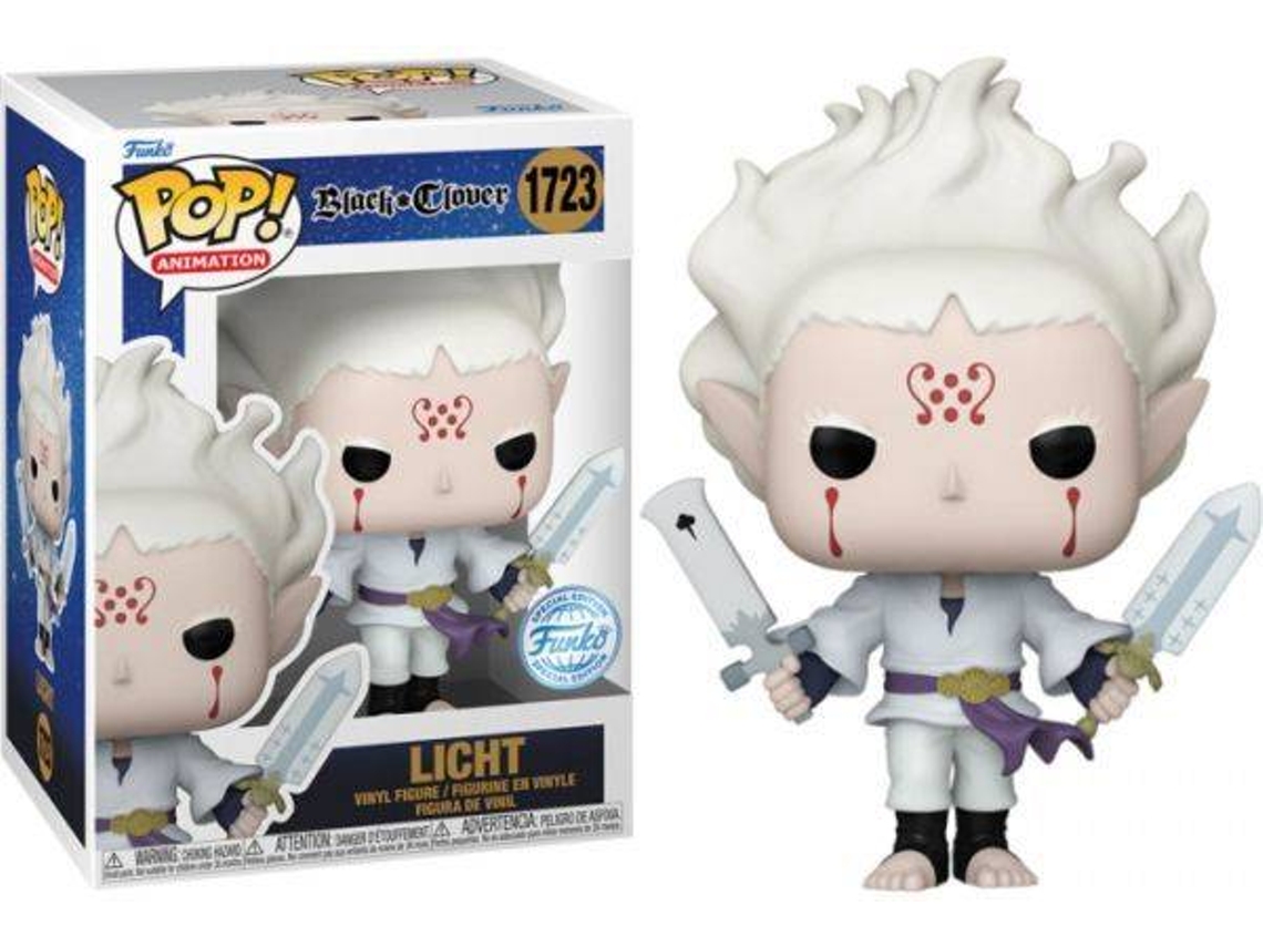 Figura FUNKO Pop! Animación: Black Clover - Licht con Espada Exclusivo (Posible Chase)