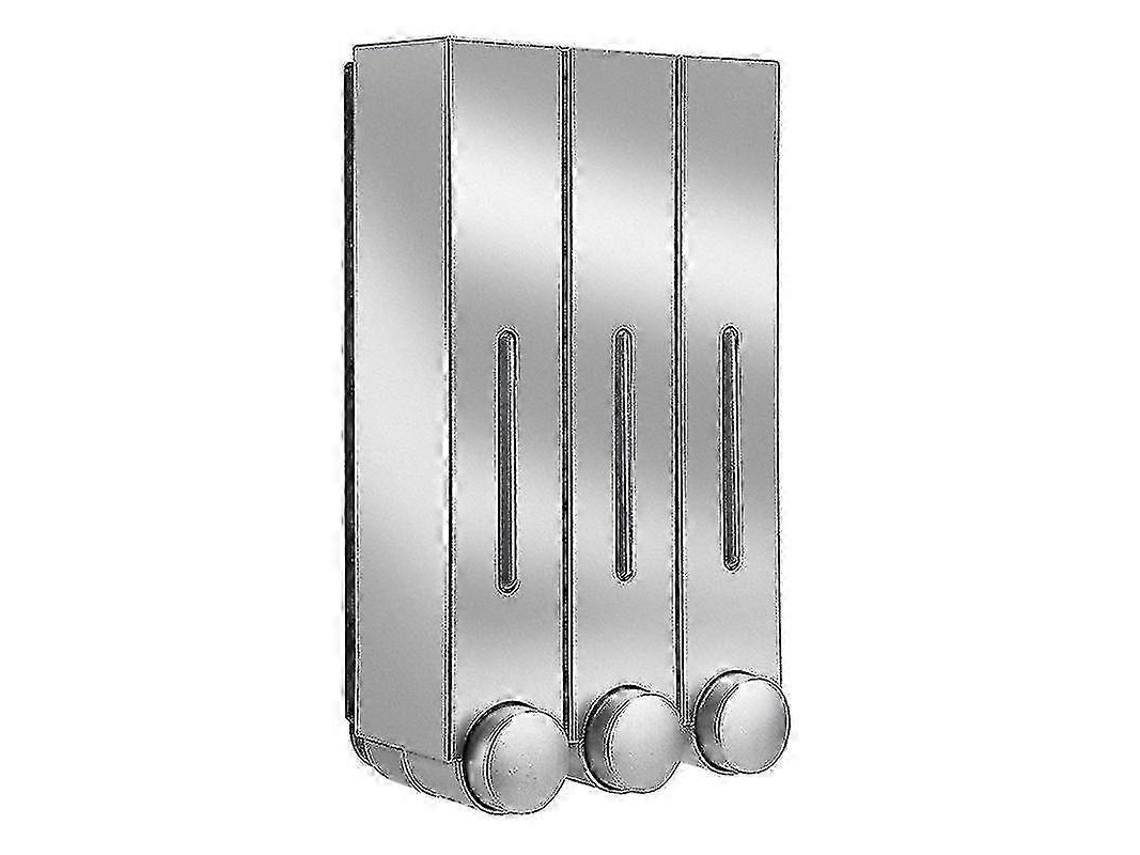 Dispensador de jabón de pared Rosewell de 3 compartimentos para baño