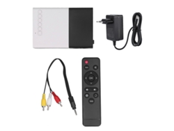 Projetor Mini Portátil 1080p Led Para Filmes E Desenhos Kids Presente Com Controle Remoto Plug Eu