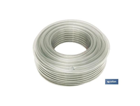 Manguera pvc monocapa cristal 25x31mm/50m