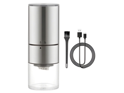 Molinillo De Café Eléctrico Portátil Recargable Con Capacidad Para 25 G Y Cepillo De Limpieza.