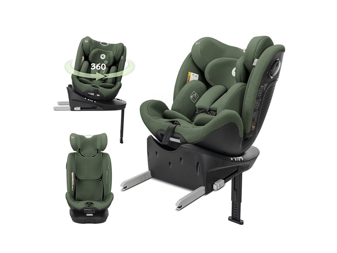 Silla de coche Lorelli Perseus Green I Size Isofix con pata de apoyo (40 x 150 cm)