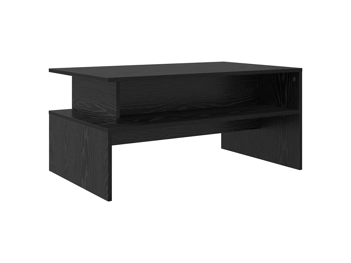 Mesa de centro de roble negro 90 x 55 x 42,5 cm MAISON EXCLUSIVE