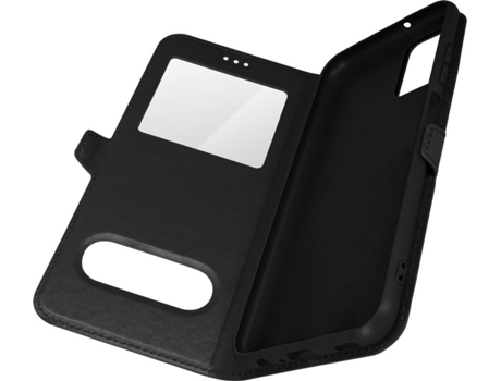Carcasa Samsung Galaxy A03s AVIZAR Soporte de Vídeo y Doble Ventana Negro