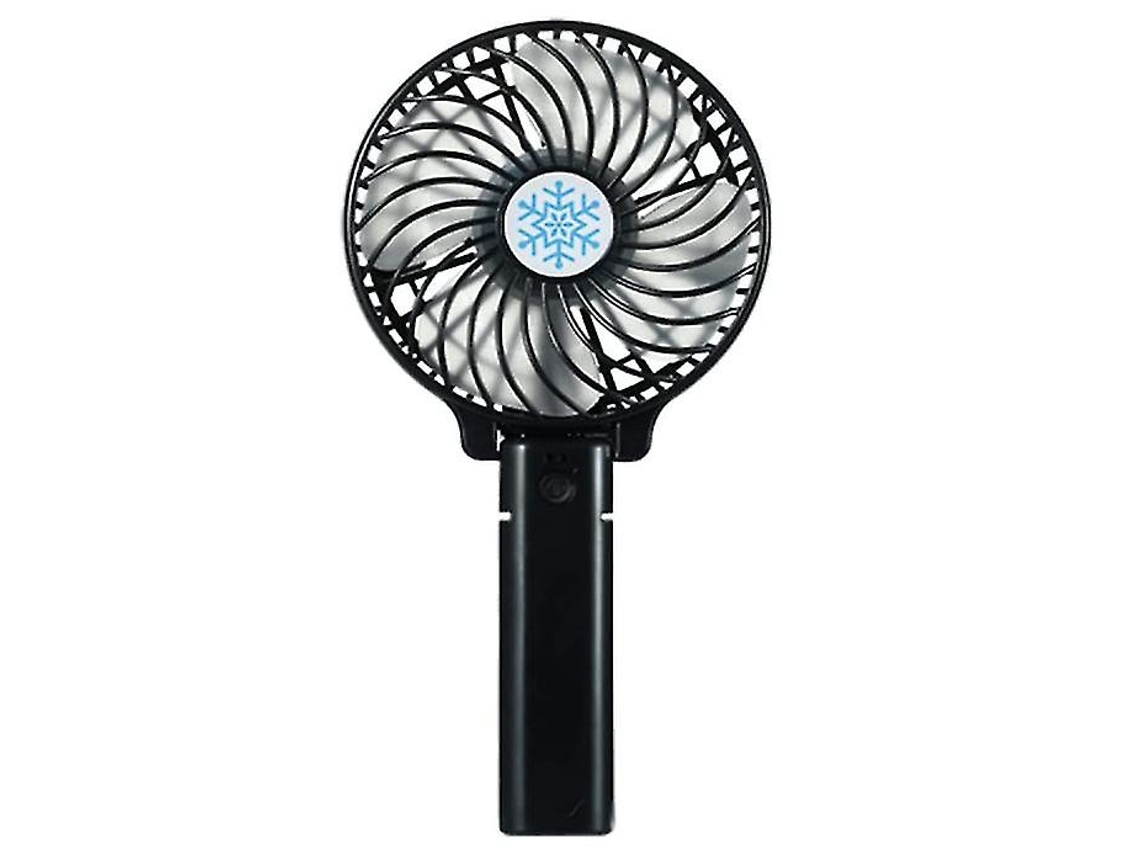 Mini ventilador portátil, batería recargable de 2000 mAh, duración de la batería de 3 a 8 horas. Yizhood de bajo ruido y carga USB (negro)