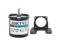 Motor síncrono de 14 W, 50 rpm, 220 V CA, con imán permanente, alto par, eje central y soporte XD60KTYZ