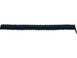 Lappkabel Spiralkabel X05vvh8 F 1000 Mm / 3000 Mm 3 X 0.75 Mm² Schwarz 73222340 1 St. (73222340)