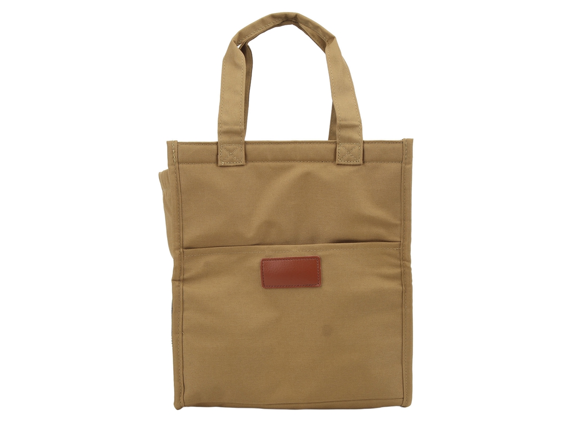 Bolsa Térmica Para El Almuerzo, Fabricada En Tela Oxford Con Bolsillos, Gran Capacidad, Color Caqui.