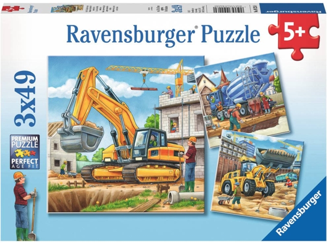 Puzzle RAVENSBURGUER Construción (49 Piezas)